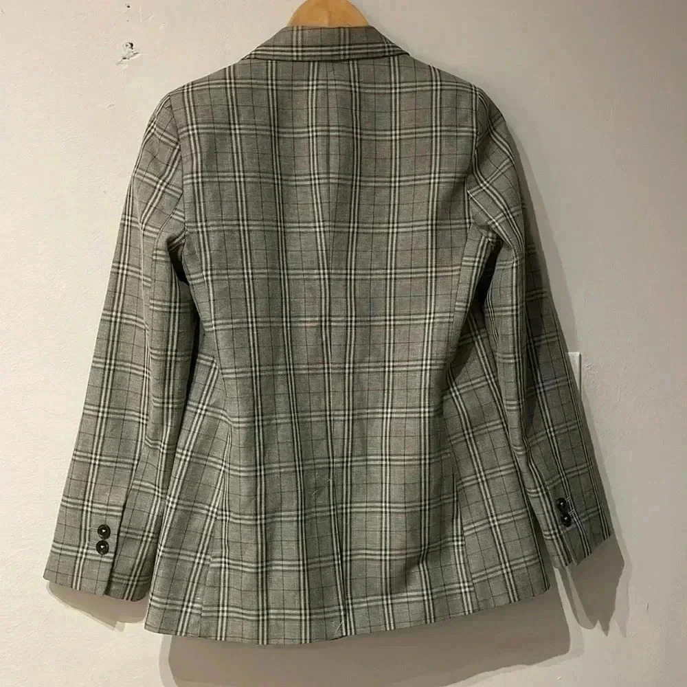 TopShop Plaid Blazer - Picture 9 of 9